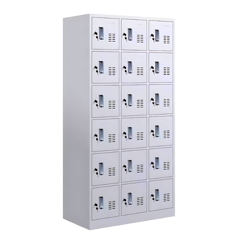 15-Locker Office Filing Cabinet